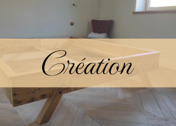 ébénisterie menuiserie bois, la maison de nous, lit sur mesures, bois recyclé